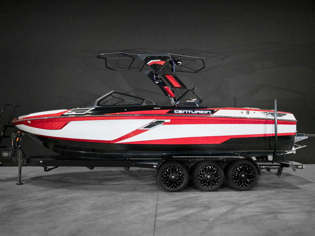 2024 Centurion Ri245 - Fire Red Flake / White Frost / Onyx Black - BoardCo Boats