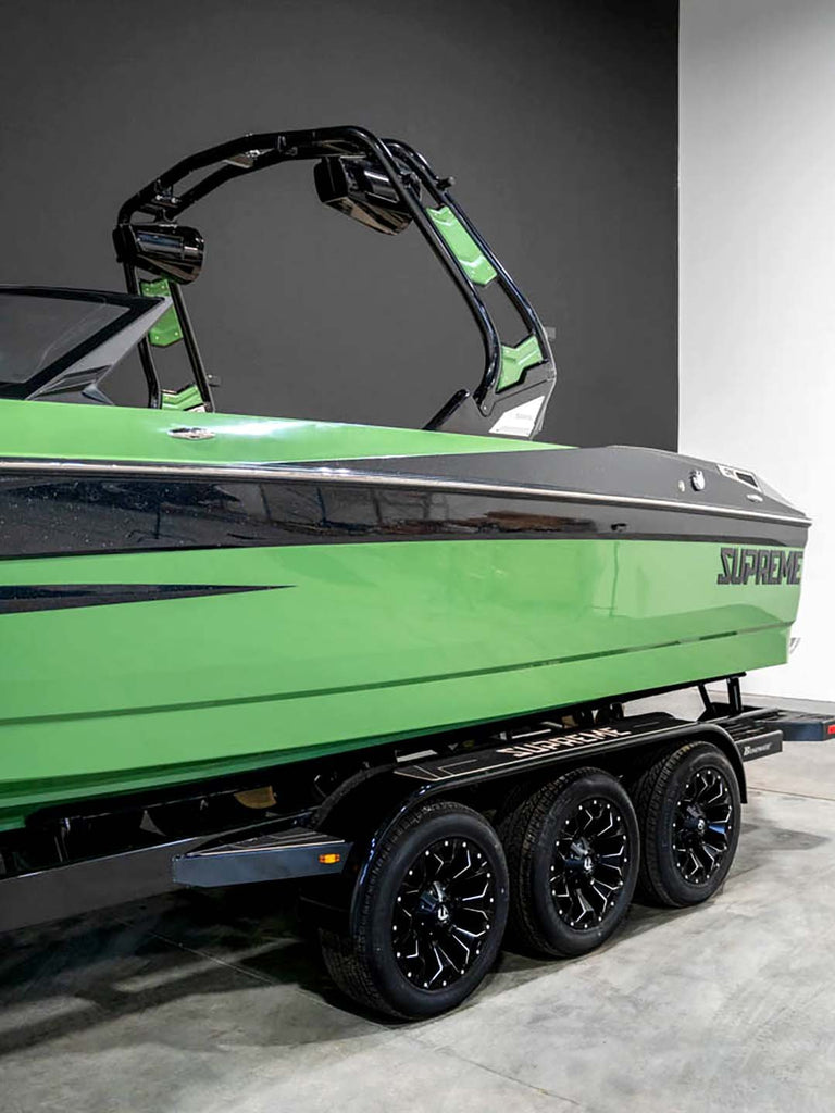2024 Supreme S240 - Military Green / Black Flake - BoardCo Boats