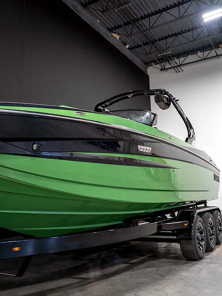 2024 Supreme S240 - Military Green / Black Flake - BoardCo Boats