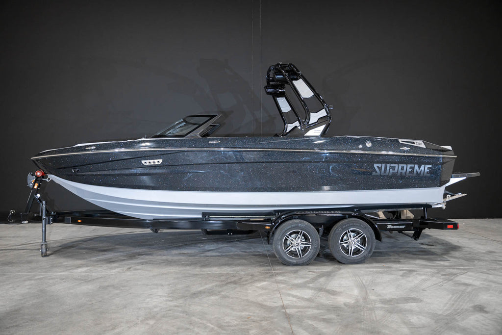 2023 Supreme S220 Black Flake / Stone Gray With Price - BoardCo Boats