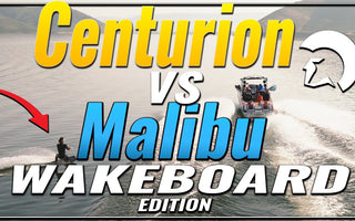 Wakeboard Wakes Compared: Centurion Fi25 vs. Malibu 25 LSV - BoardCo Boats