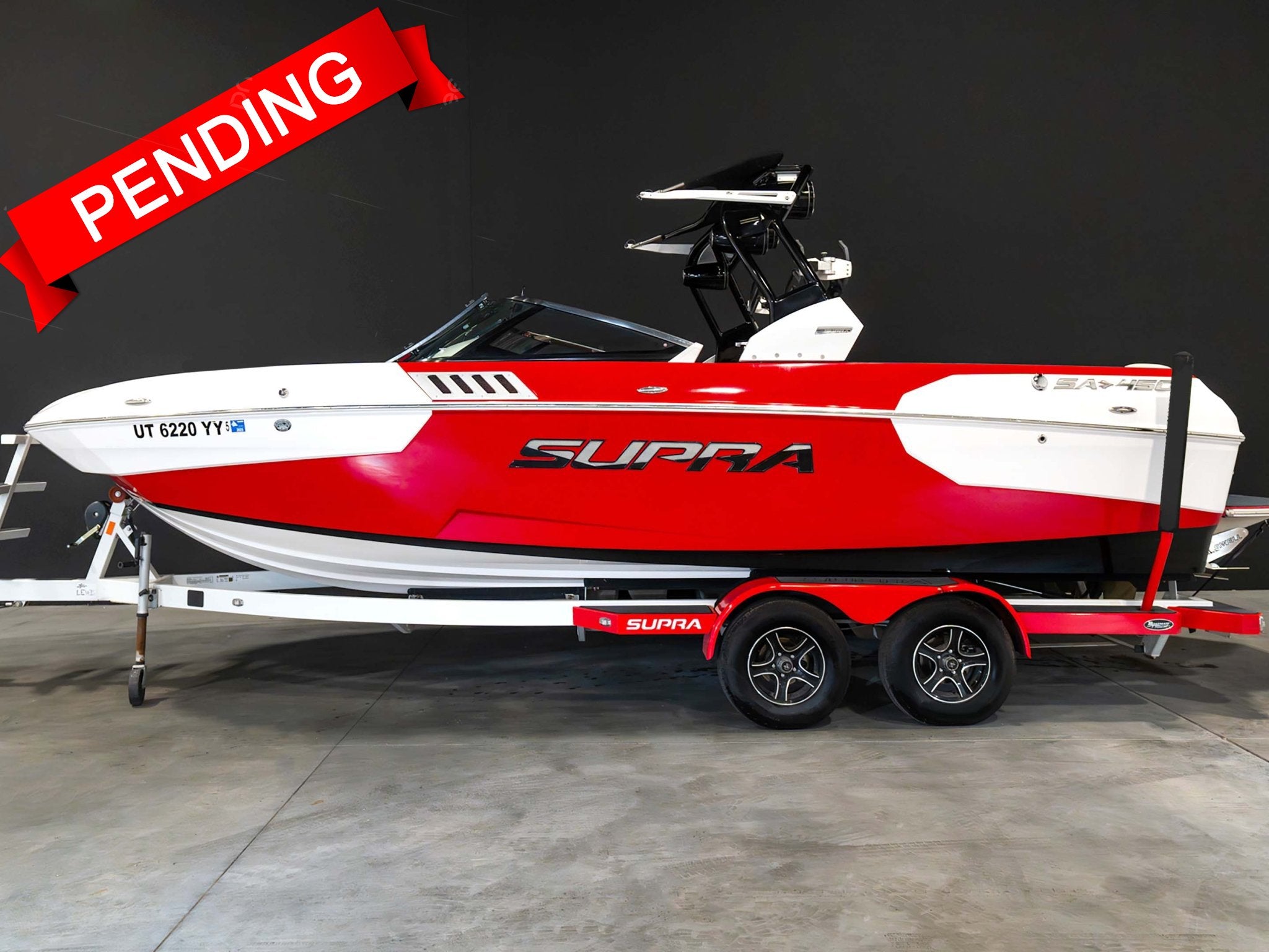 2016 Supra SA450 - Red / White - BoardCo Boats