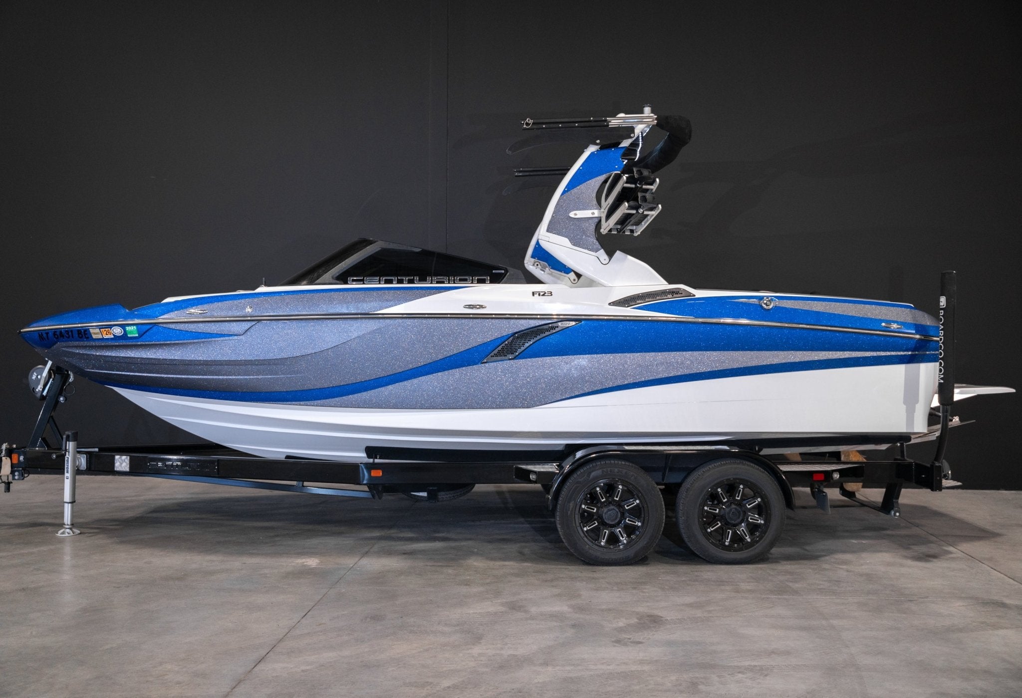 2020 Centurion Fi23 - Canadian Blue / White / Gunmetal - BoardCo Boats