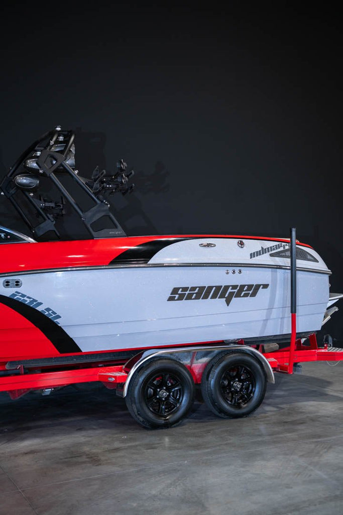 2021 Sanger 231 SL Red / Grey / Black - BoardCo Boats