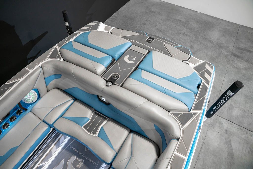 2022 Centurion Ri265 Mist Blue Flake / White - BoardCo Boats