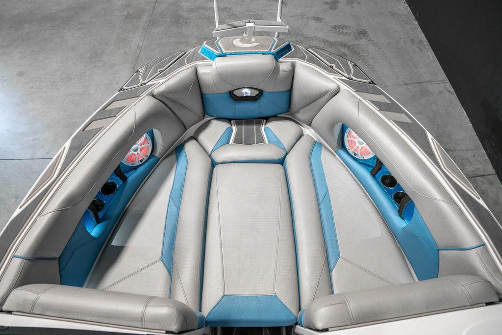 2022 Centurion Ri265 Mist Blue Flake / White - BoardCo Boats