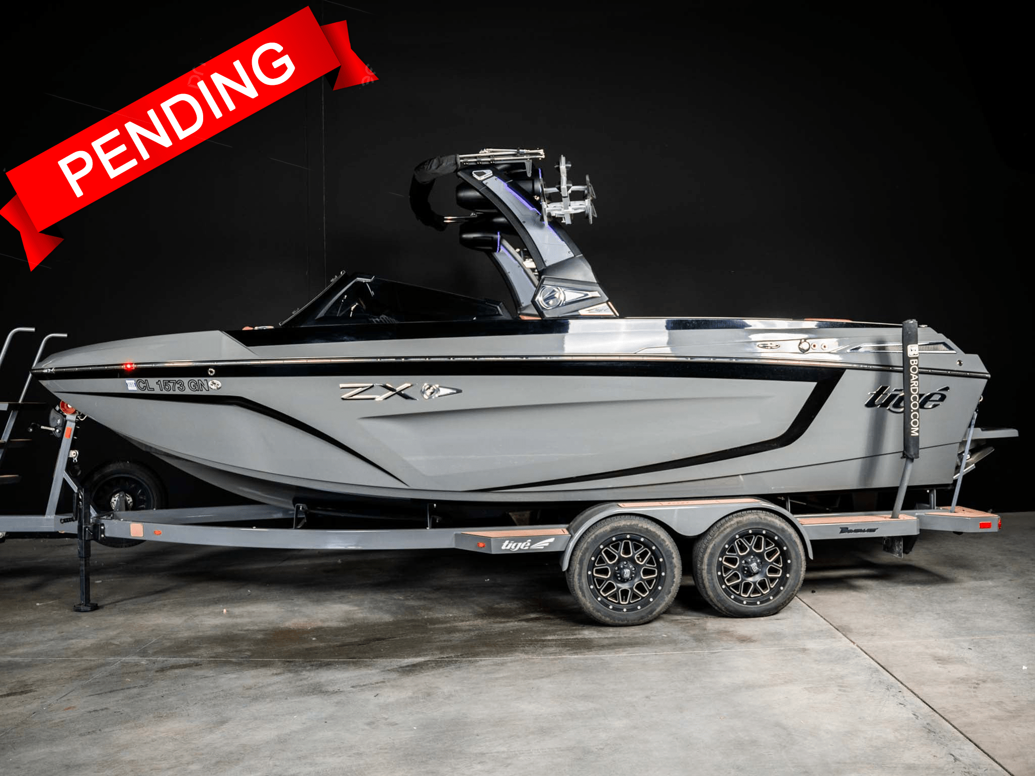 2022 Tige ZX - Gray / Gray - BoardCo Boats