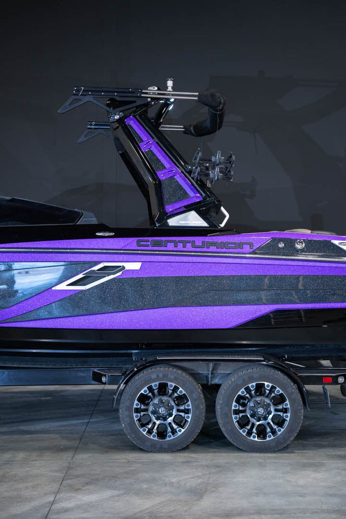 2023 Centurion Ri230 Black Flake / Purple Flake / Black - BoardCo Boats