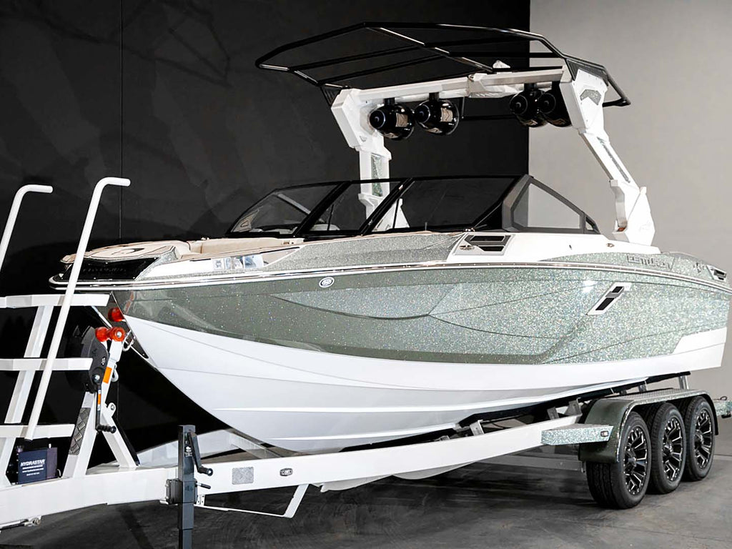 2024 Centurion Ri245 - Olive Pewter Flake / White Frost - BoardCo Boats