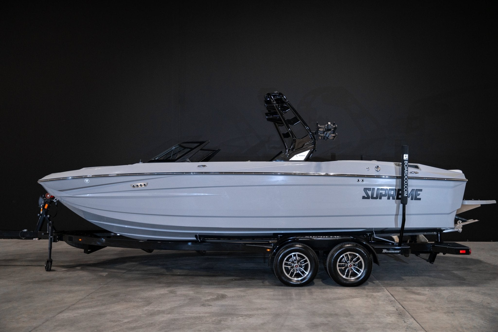 2024 Supreme S240 - All Gray - BoardCo Boats