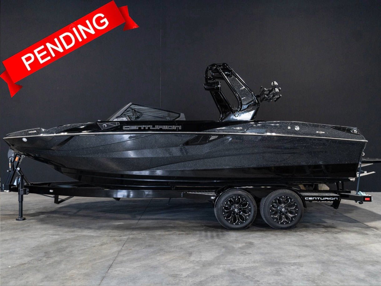 2025 Centurion Fe23 - Black Metal Flake / Onyx Black - BoardCo Boats