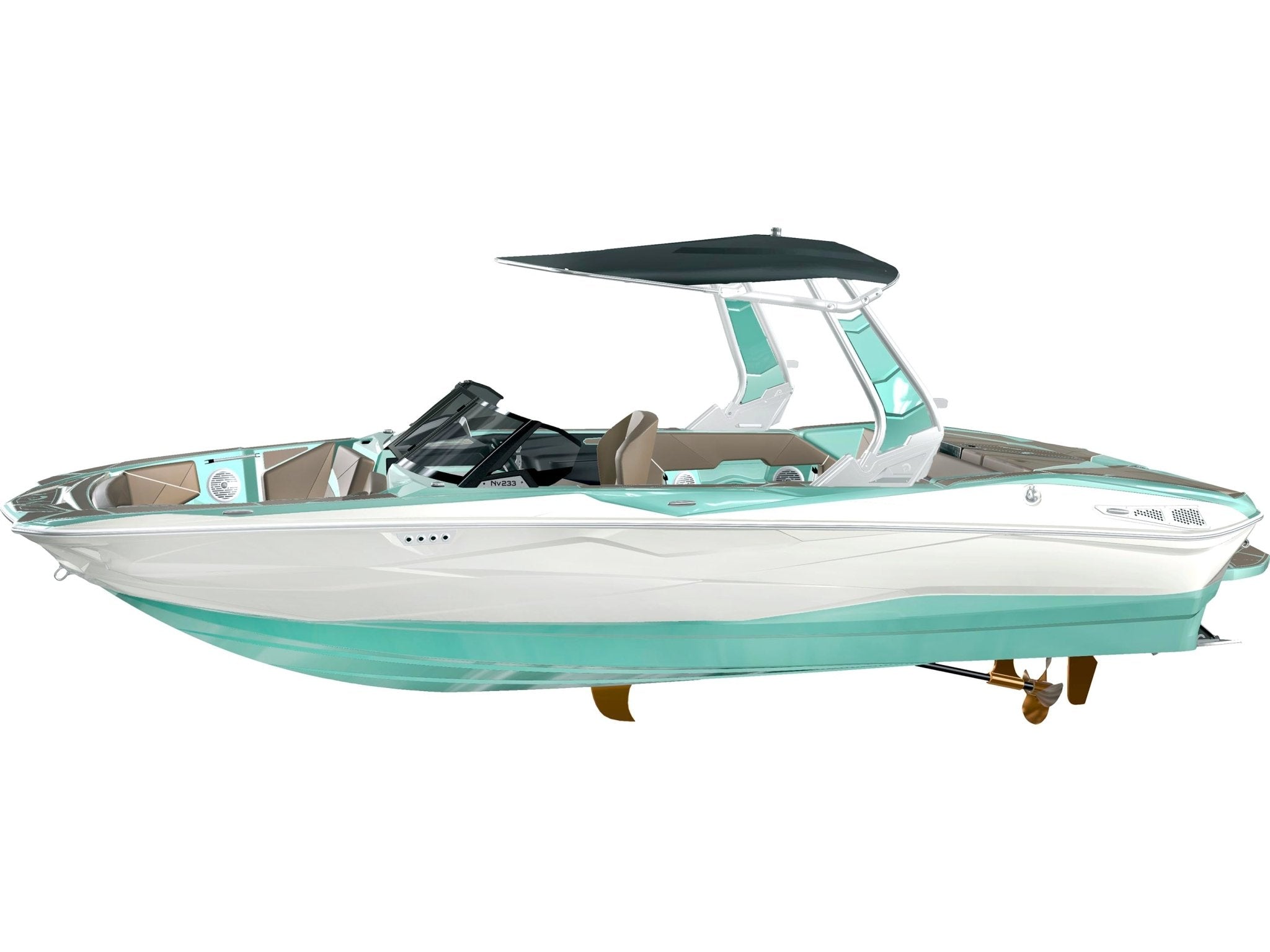 2025 Centurion Nv233 - Spearmint / White Frost - BoardCo Boats