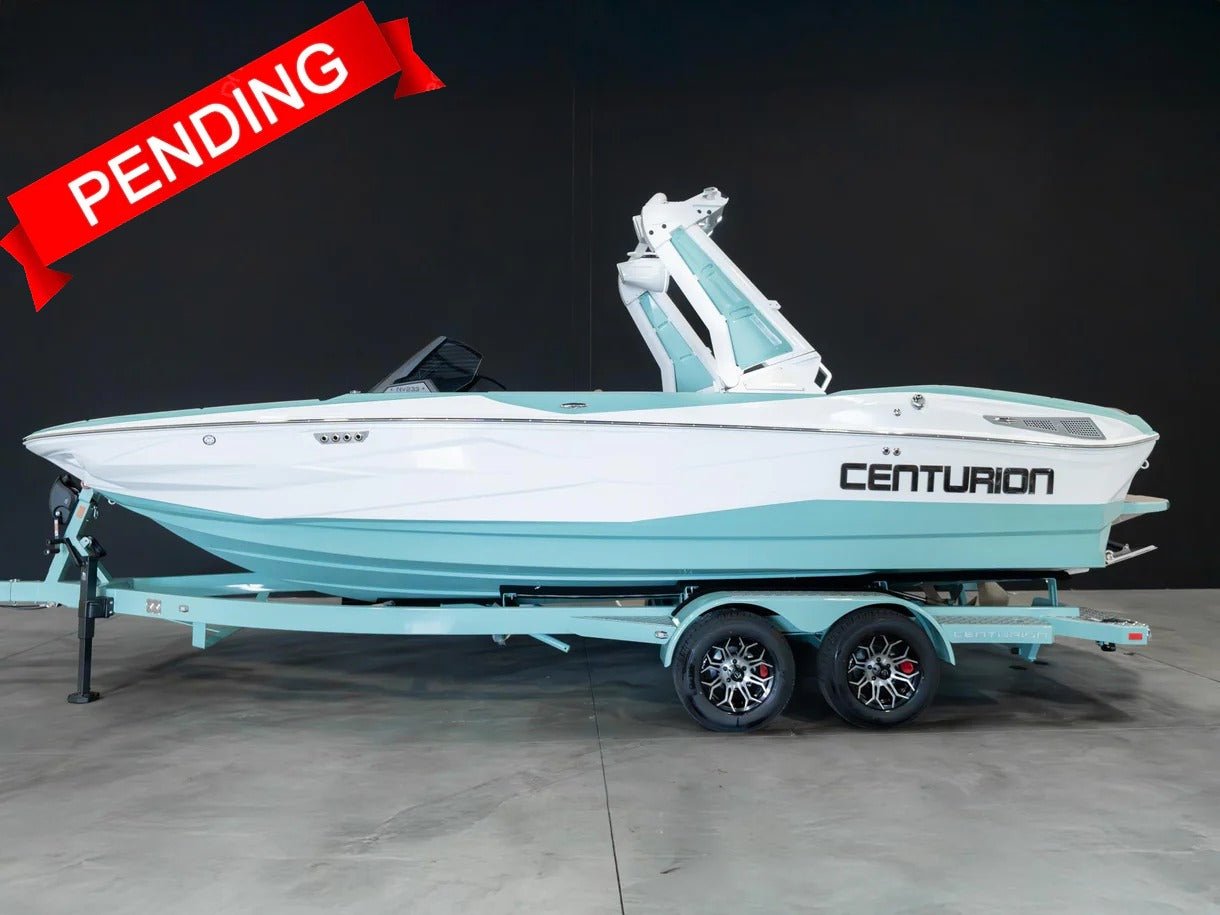 2025 Centurion NV233 - White / Spearmint - BoardCo Boats