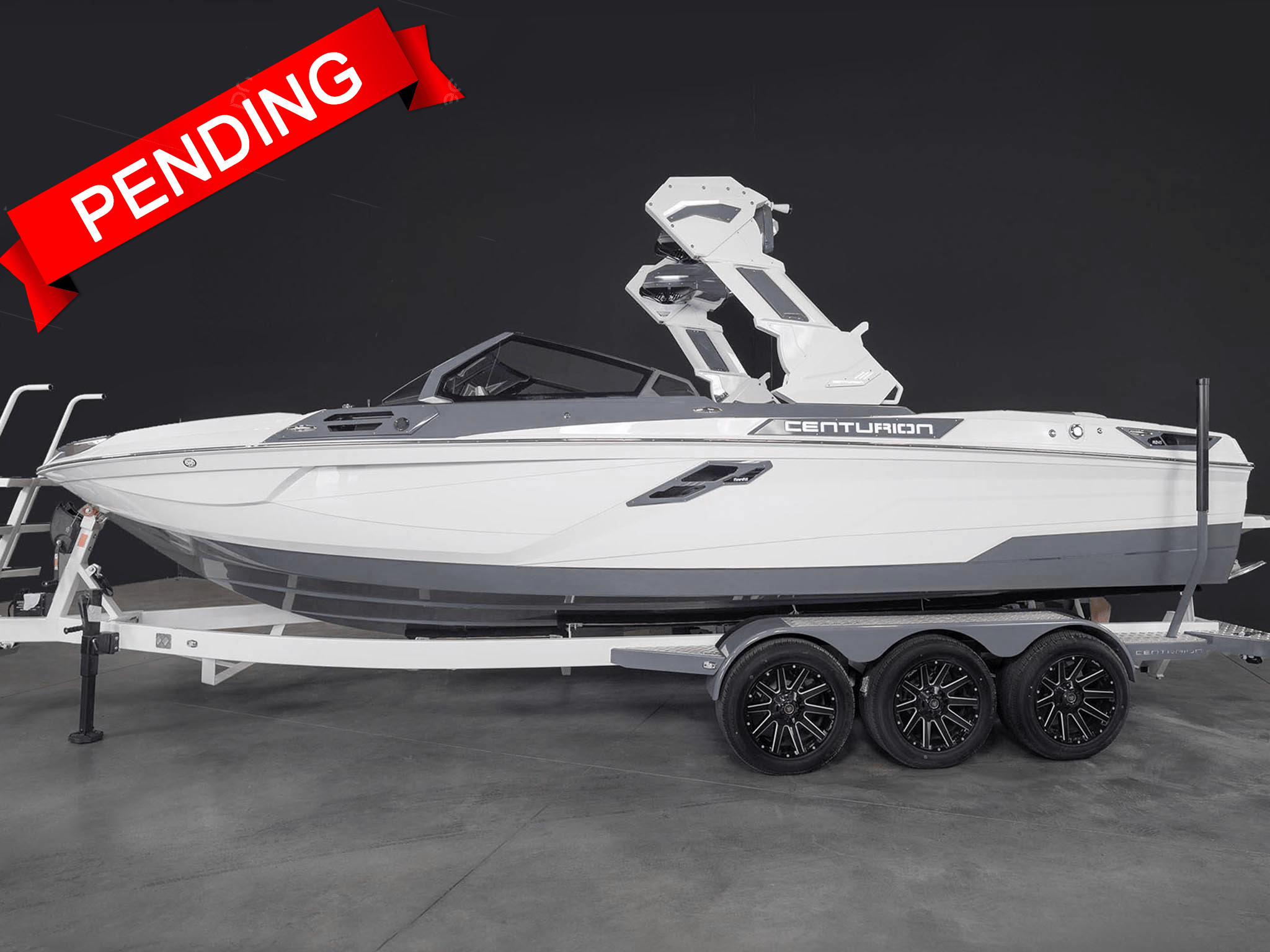 2025 Centurion Ri245 - Charcoal / White Frost - BoardCo Boats