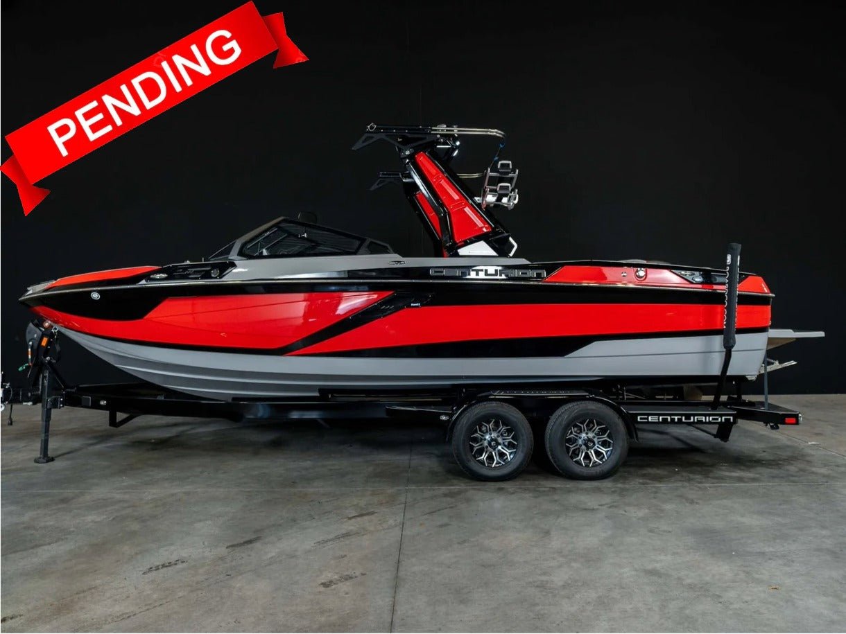 2025 Centurion Ri245 - Red Flake / Gray / Black - BoardCo Boats