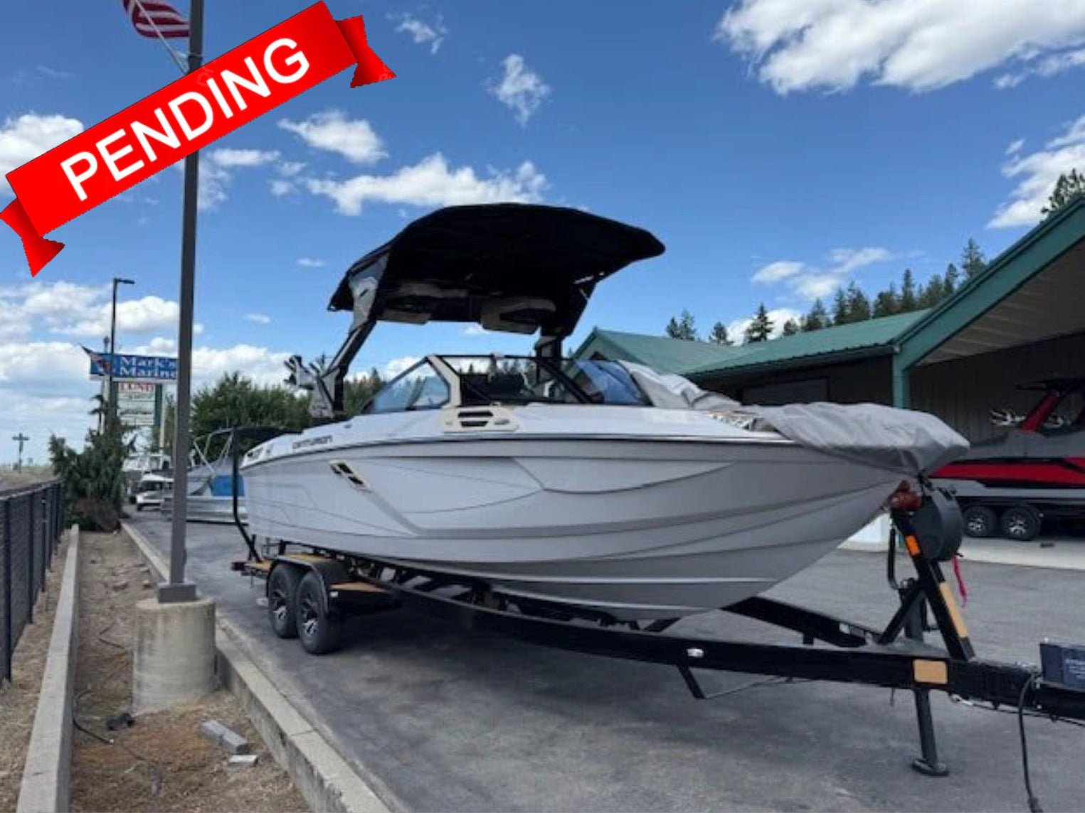 2025 Centurion Ri245 - Whisper Grey / Tan - BoardCo Boats