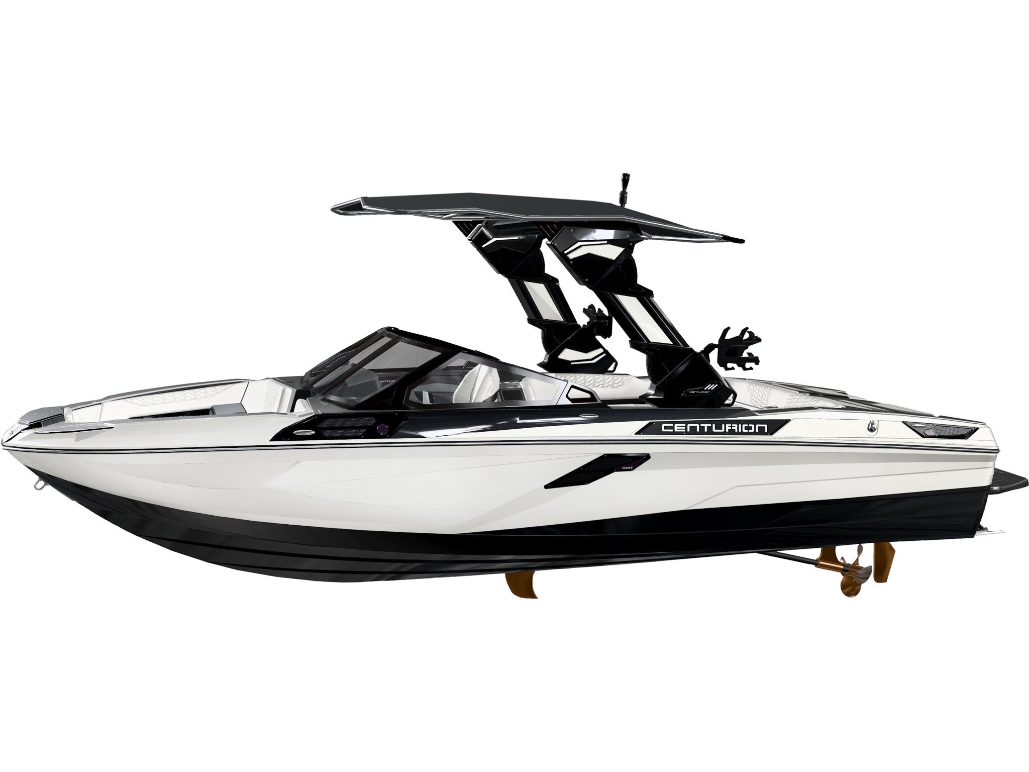 2025 Centurion Ri245 - White Frost / Onyx Black - BoardCo Boats