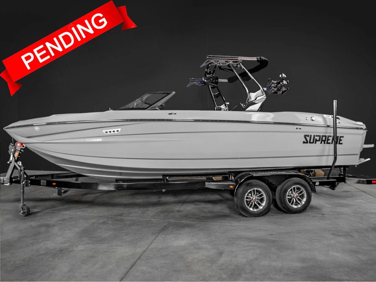 2025 Supreme S240 - Stone Grey / Stone Interior - BoardCo Boats