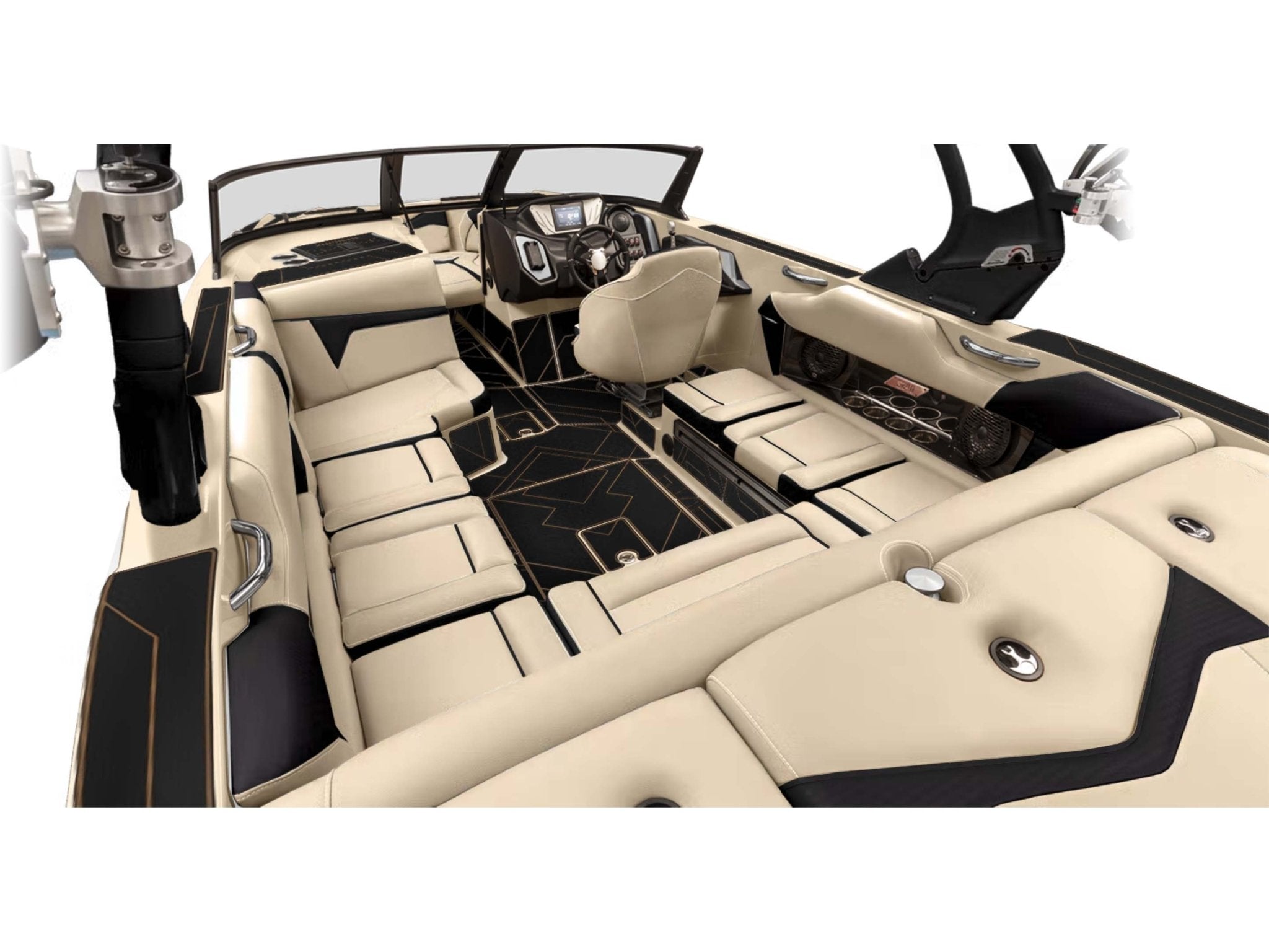 2025 Supreme S240 - Tan / Onyx Black Flake - BoardCo Boats