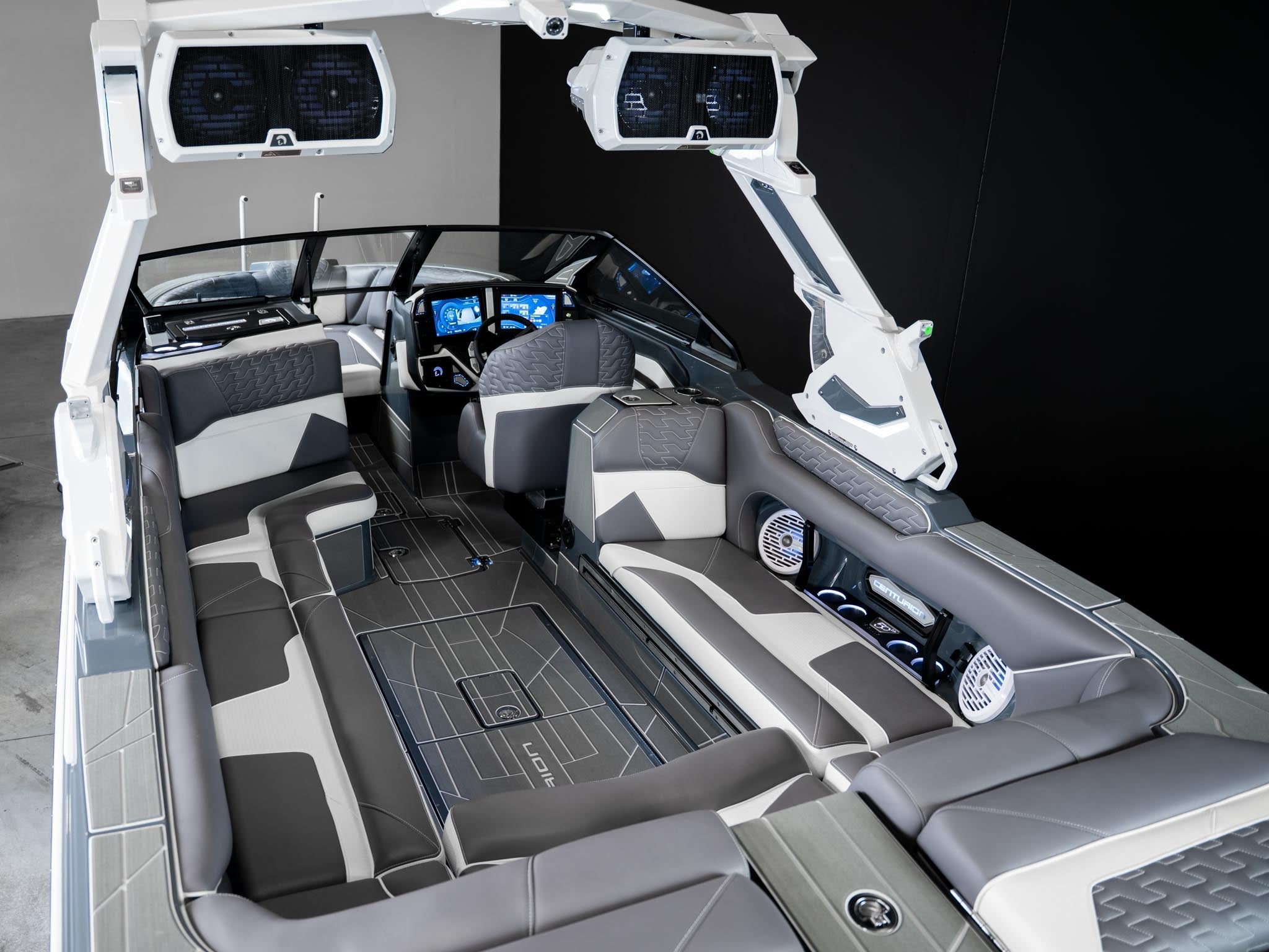 2026 Centurion Ri245 - Charcoal / White Accents - BoardCo Boats