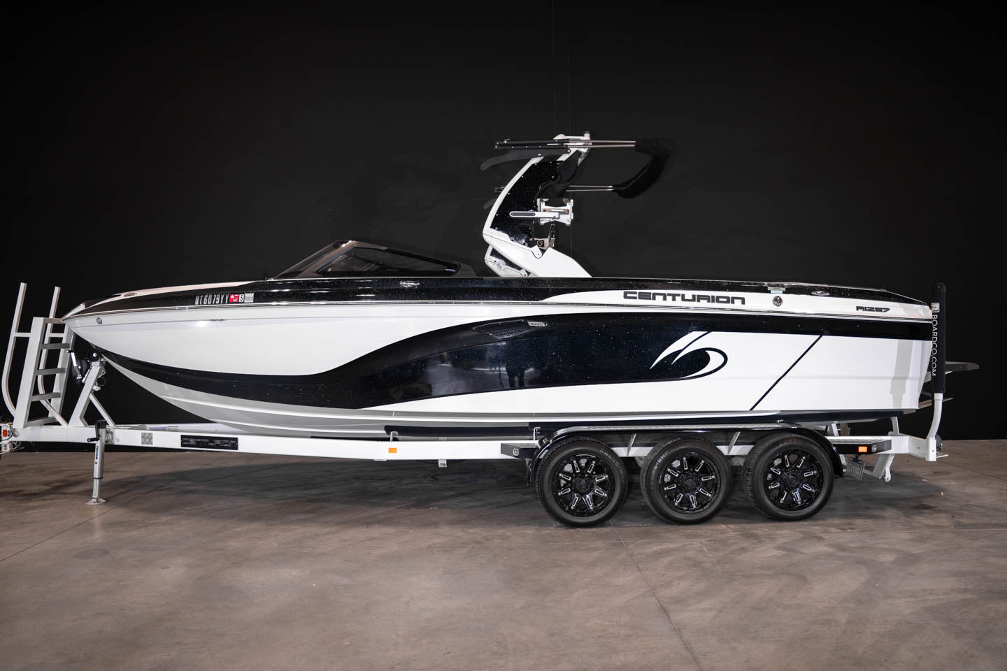 2018 Centurion Ri257 White / Black Flake