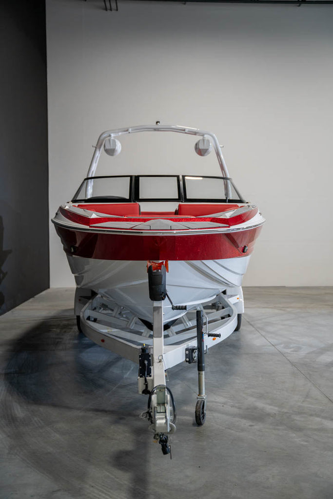 2022 Supreme S240 Fire Red Flake / White - BoardCo Boats
