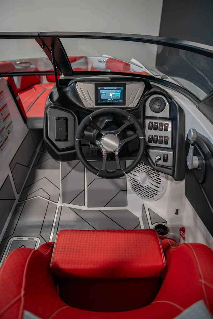 2022 Supreme S240 Fire Red Flake / White - BoardCo Boats