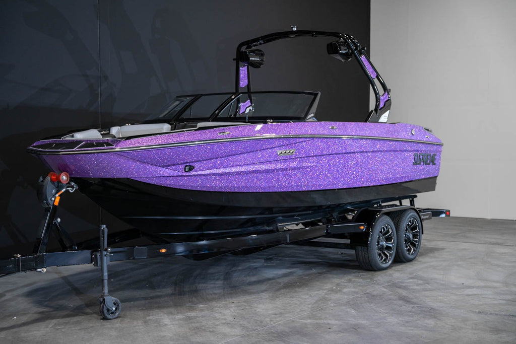 2023 Supreme S220 Lavender Flake / Black - BoardCo Boats