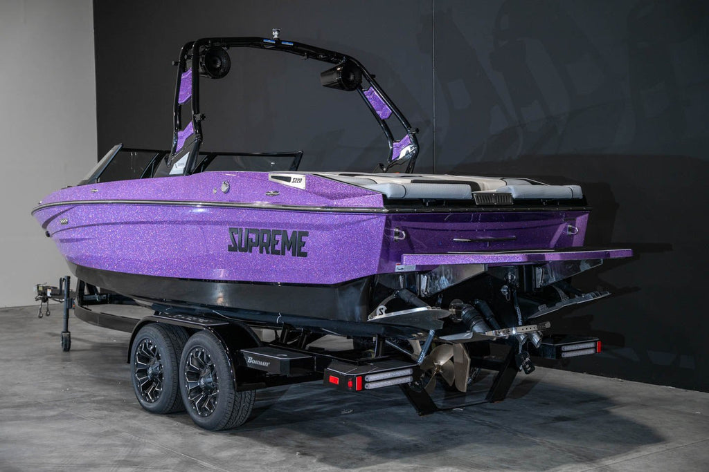2023 Supreme S220 Lavender Flake / Black With Price - BoardCo Boats