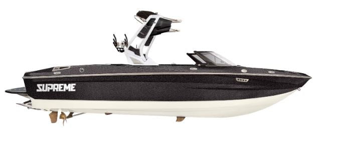 2023 Supreme S240 Black Flake/ White With Price - BoardCo Boats