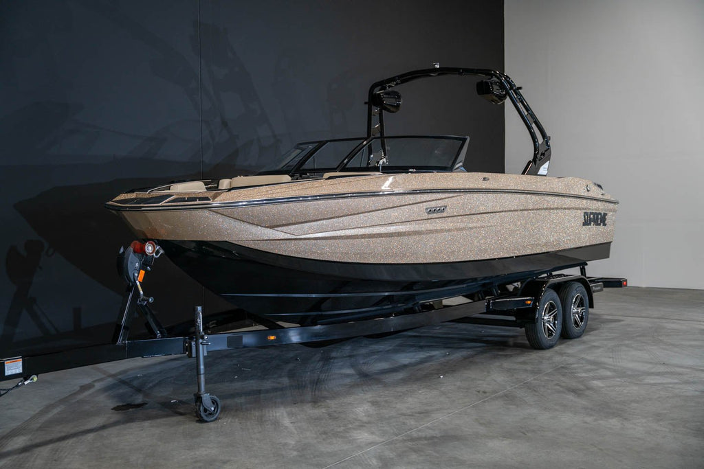 2023 Supreme S240 Champagne Flake / Black - BoardCo Boats